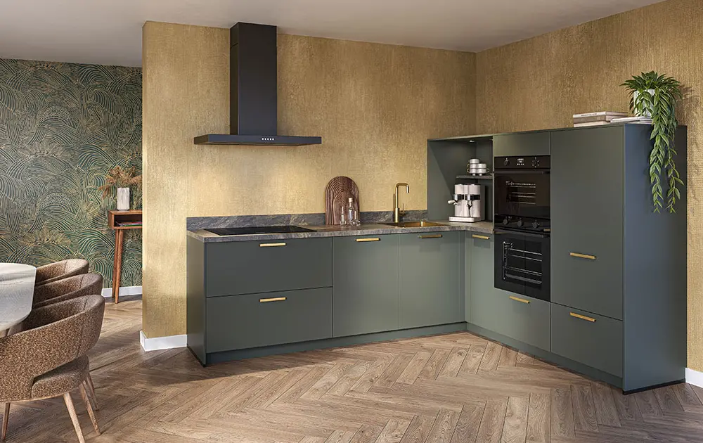 Easytoledo Mineraalgroen keuken uit de Keukendepot collectie